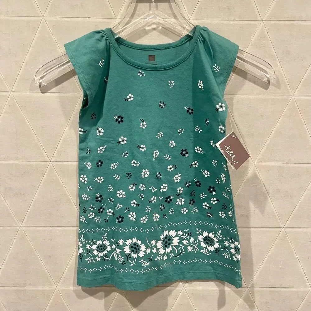 NWT Tea Collection DELFINA SHIFT DRESS | TROPIC COVE size 2